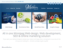 Tablet Screenshot of matharuwebsolutions.com